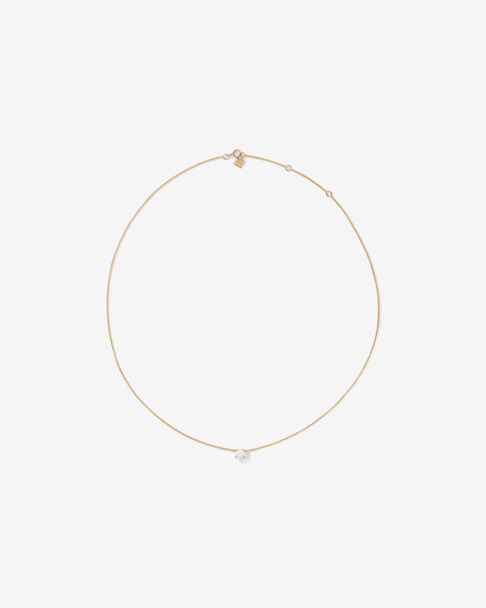 Australian Opal East-West Necklace in 10kt Yellow Gold