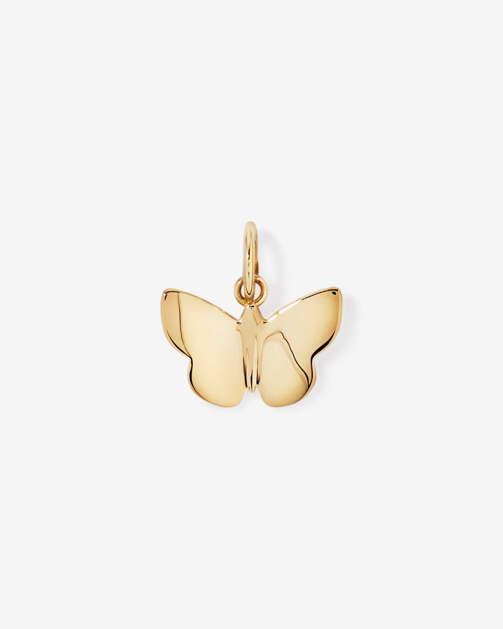 Sunray Butterfly Pendant in 10kt Yellow Gold