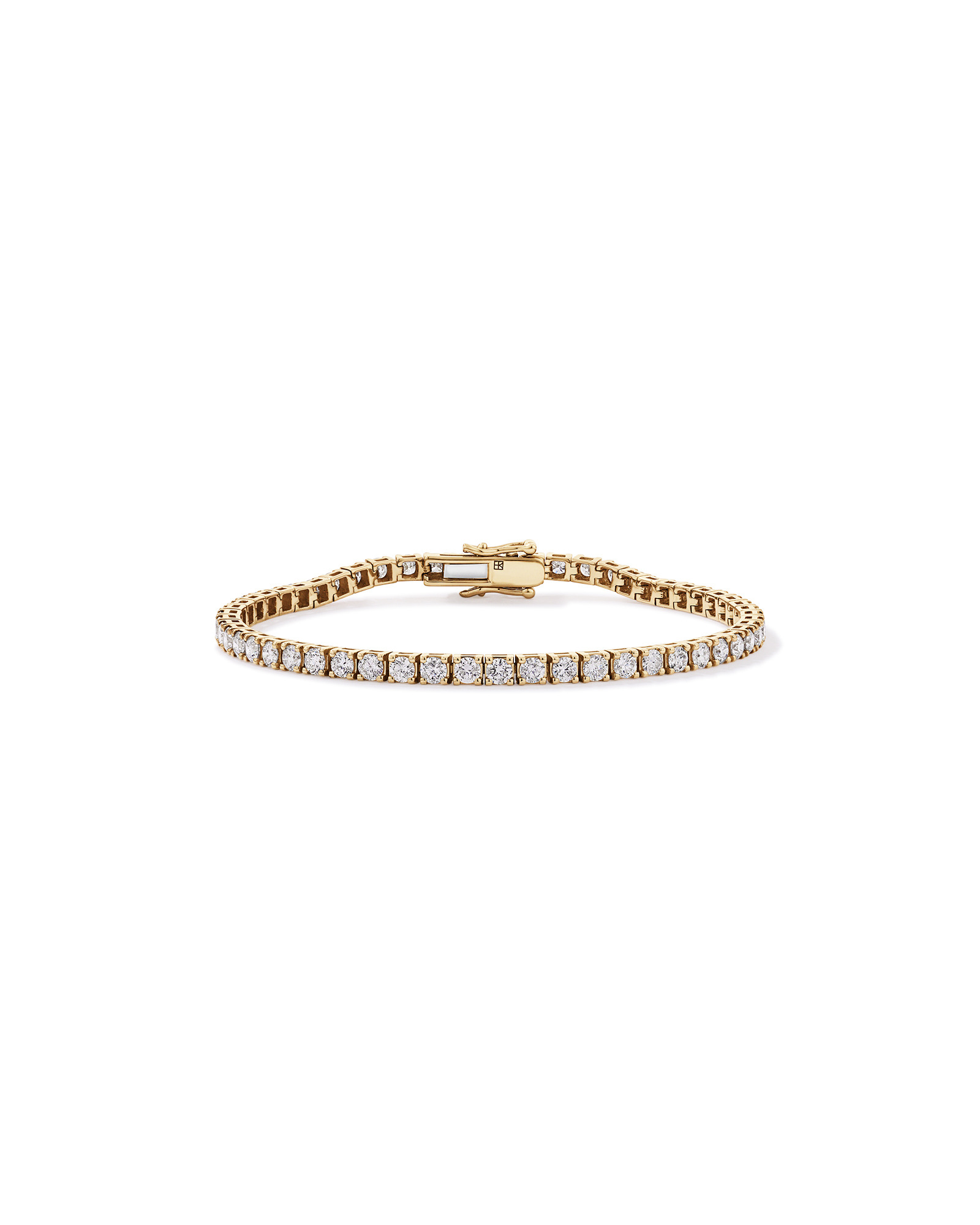 5.00 Carat TW Diamond Tennis Bracelet in 10kt Yellow Gold