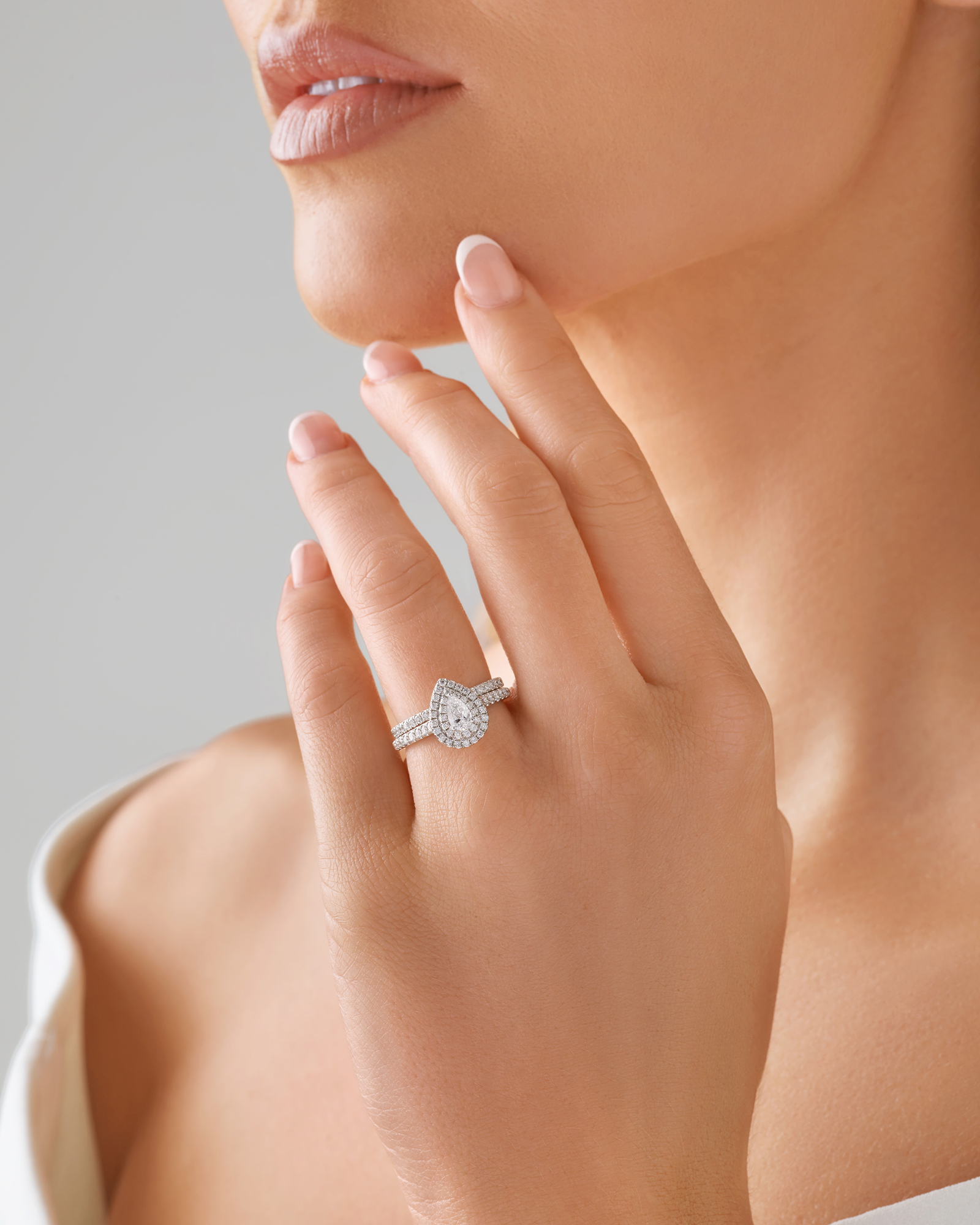 Alliance en or blanc 18 K à diamants totalisant 0,28 ct Sir Michael Hill Designer