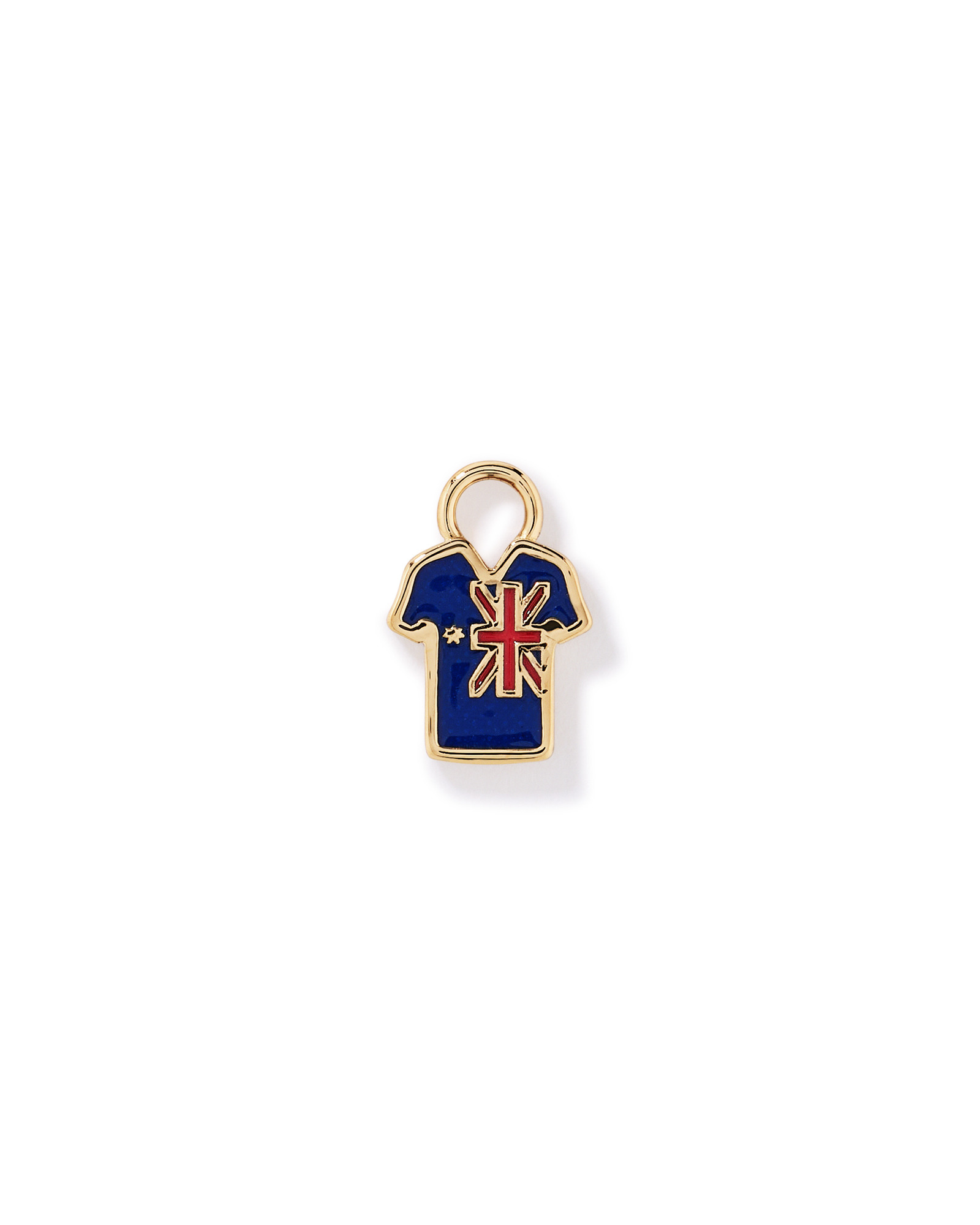 Australia Jersey Earring Charm in 18Kt Vermeil