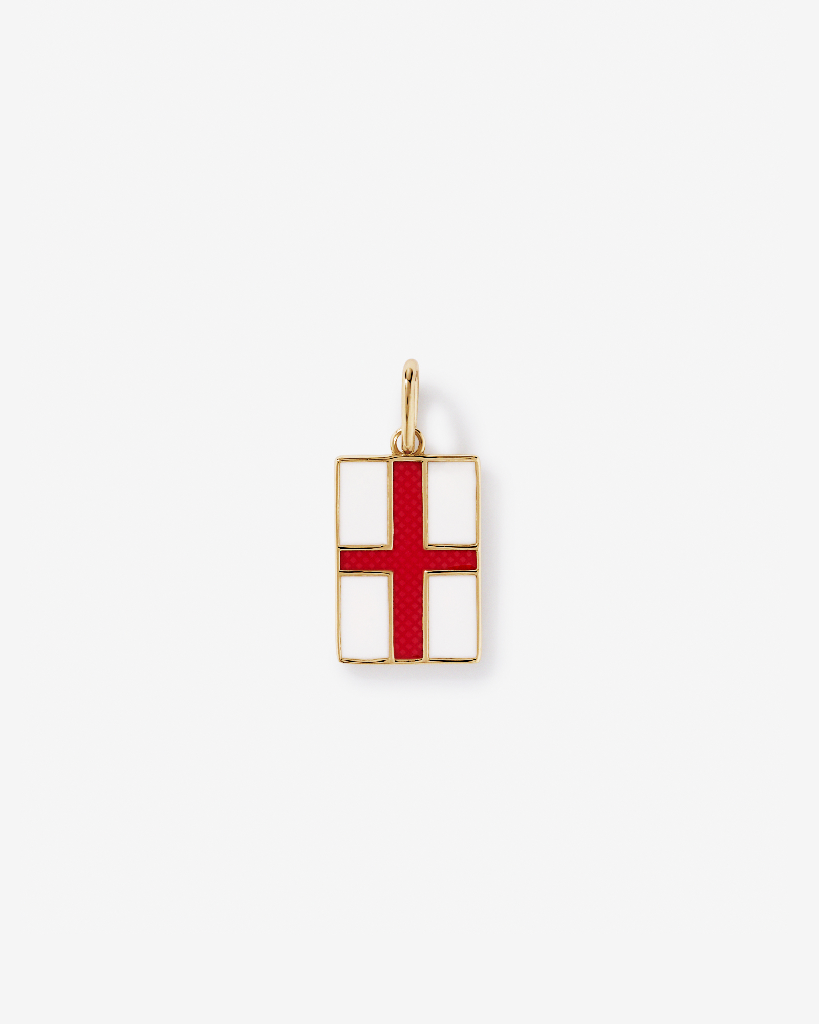England Flag Pendant in 18Kt Vermeil