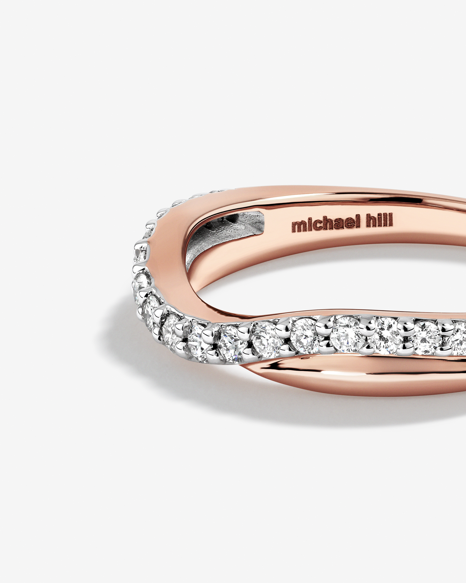 Wedding Ring with 0.25 Carat TW of Diamonds in 14kt Rose Gold