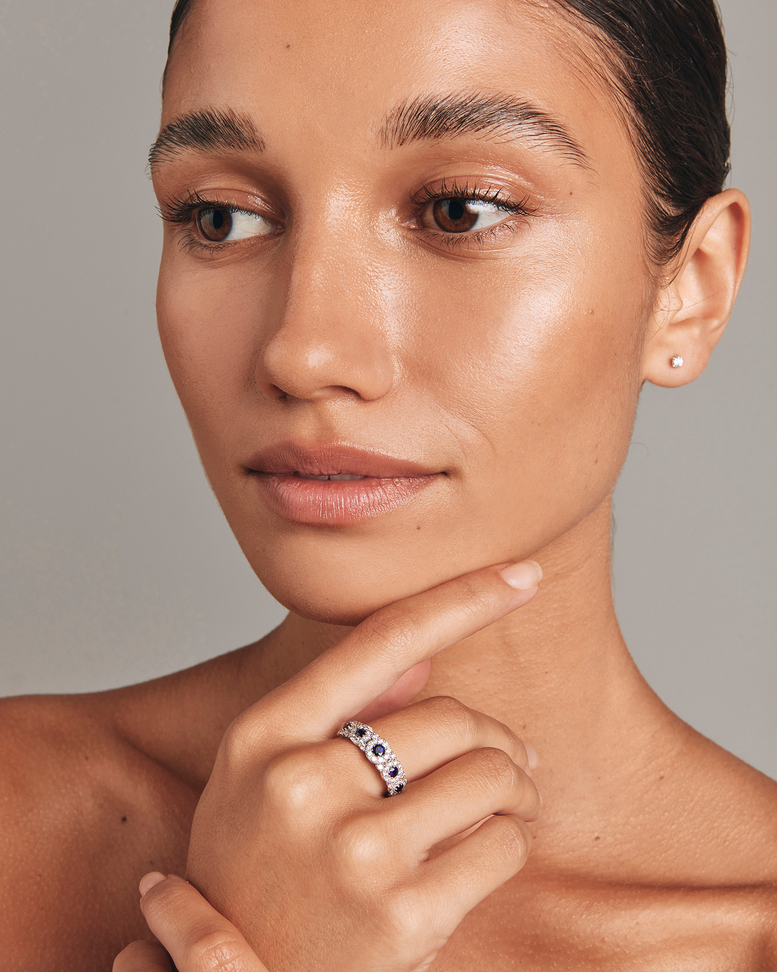 0.25 Carat TW Diamond Solitaire Stud Earrings 18kt Gold