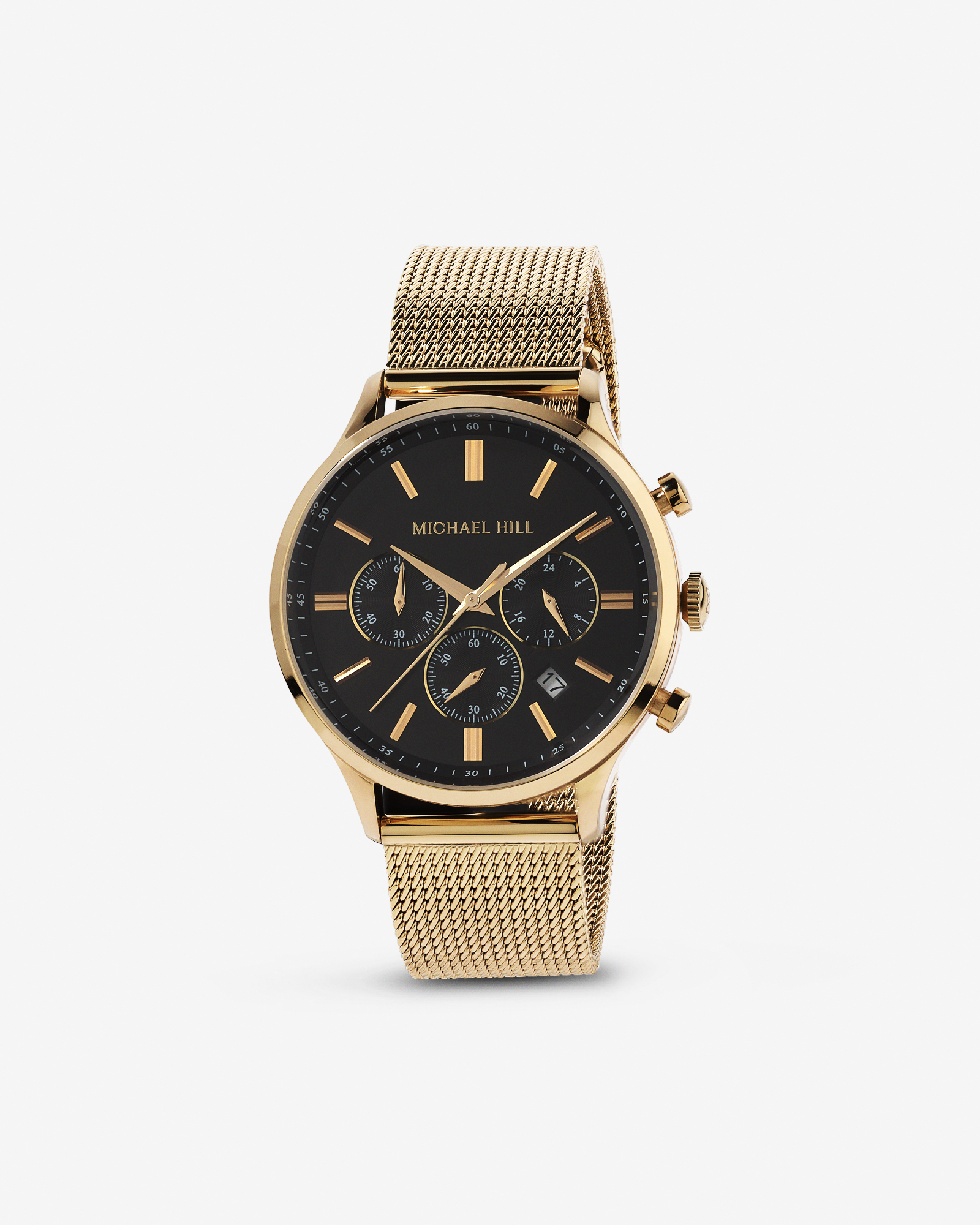 Men's Chronograph Watch in Gold Tone Stainless Steel