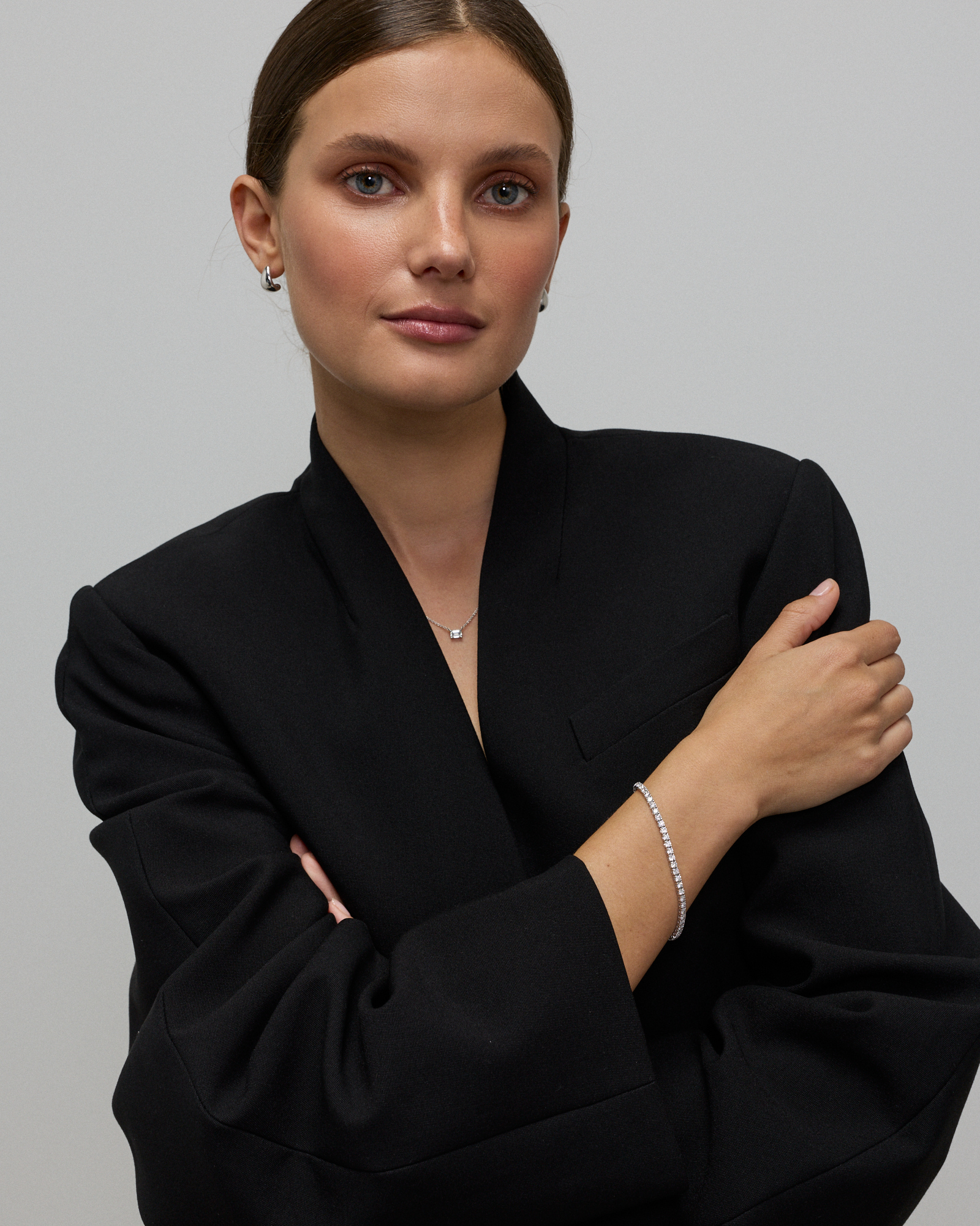 Bracelet de tennis en diamant Lab 5.00TW en or 10 carats