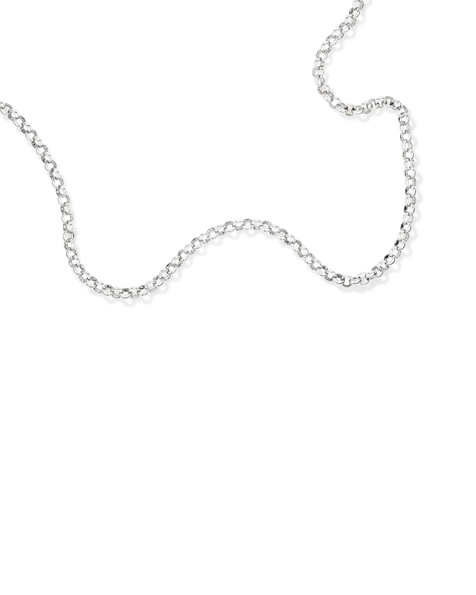50cm (20") 6.5mm-7mm Width Belcher Chain in Sterling Silver