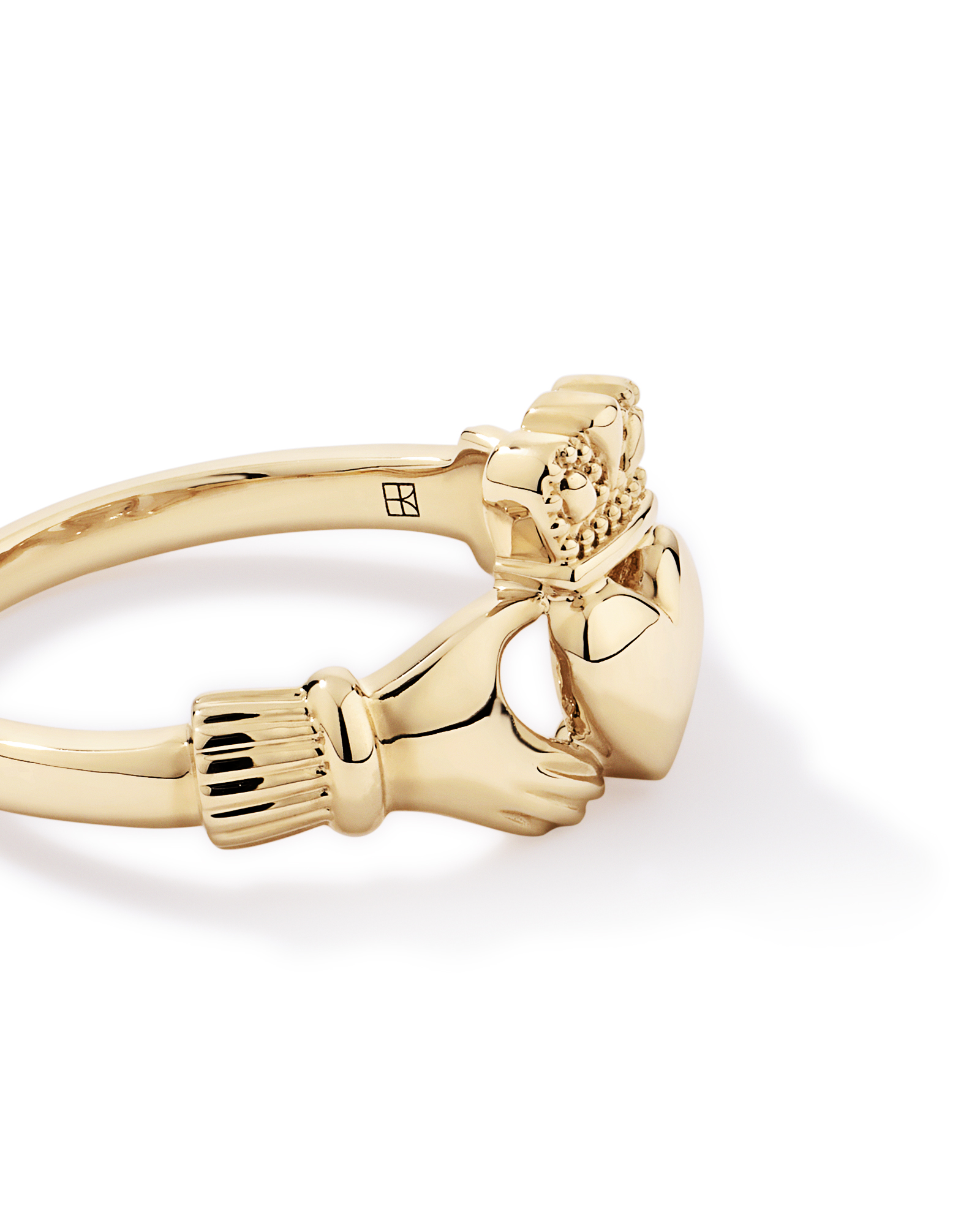 Claddagh Ring 10kt Yellow Gold