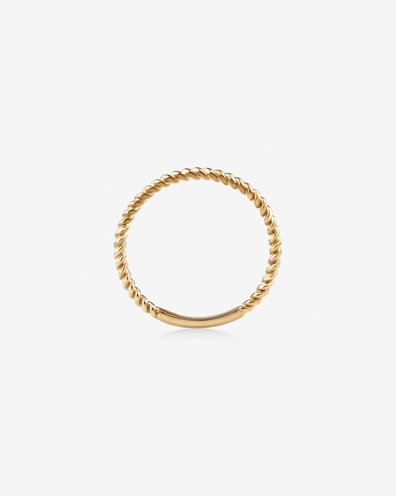 Twisted Band Ring in 10kt Yellow Gold