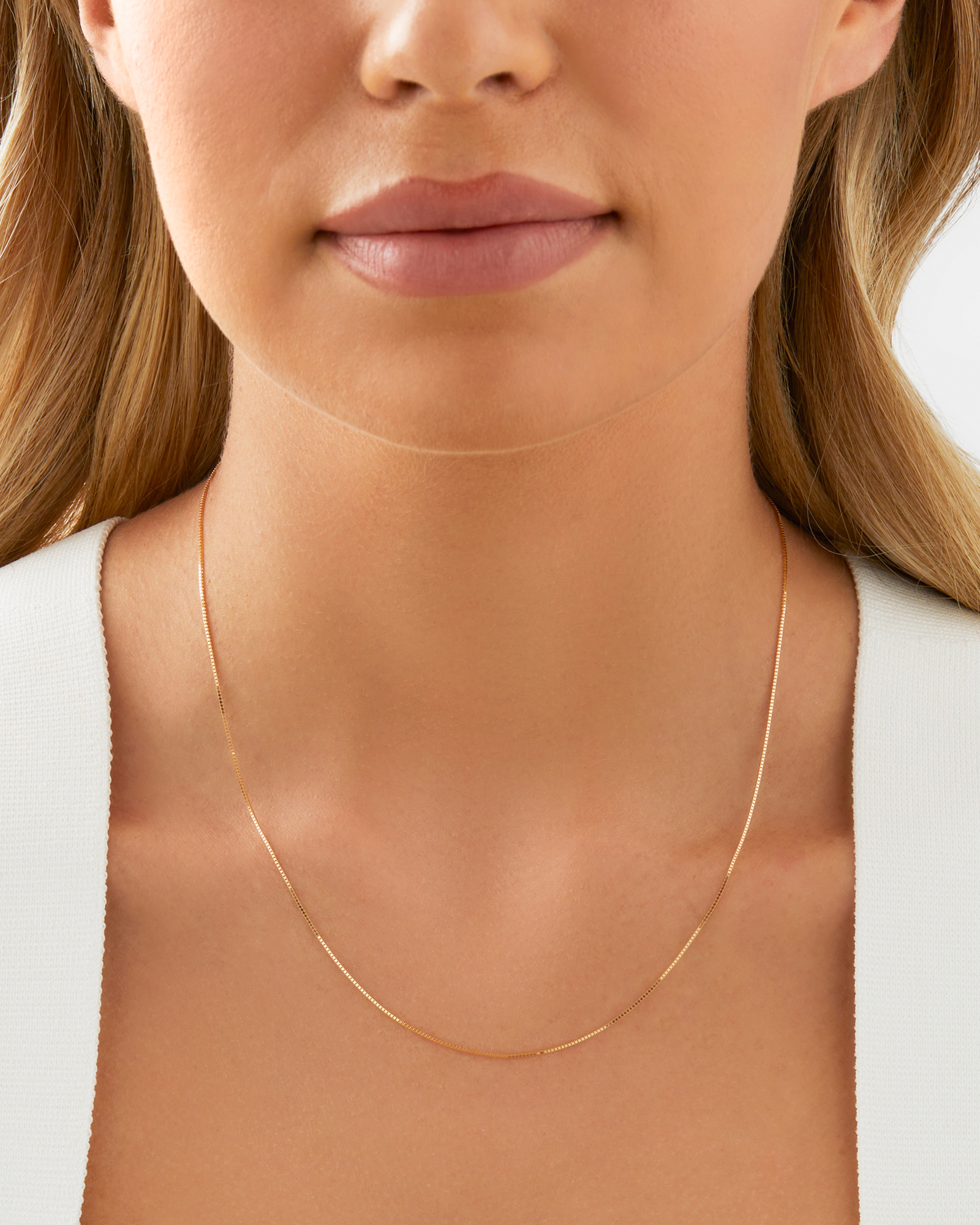 45cm (18") Box Chain in 10kt Yellow Gold