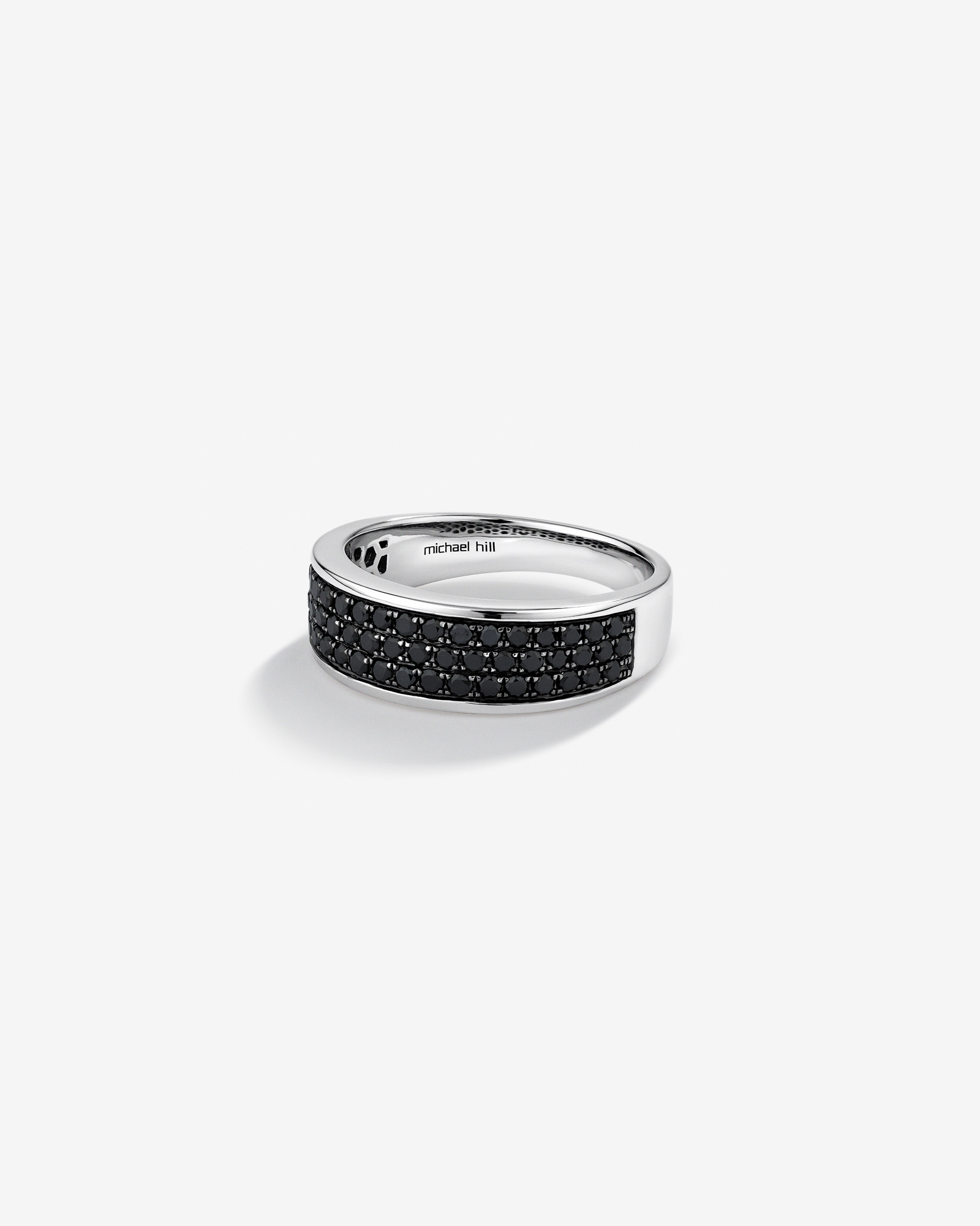 Black Diamond Pavé Ring with 1.00TW of Diamonds in 10kt White Gold