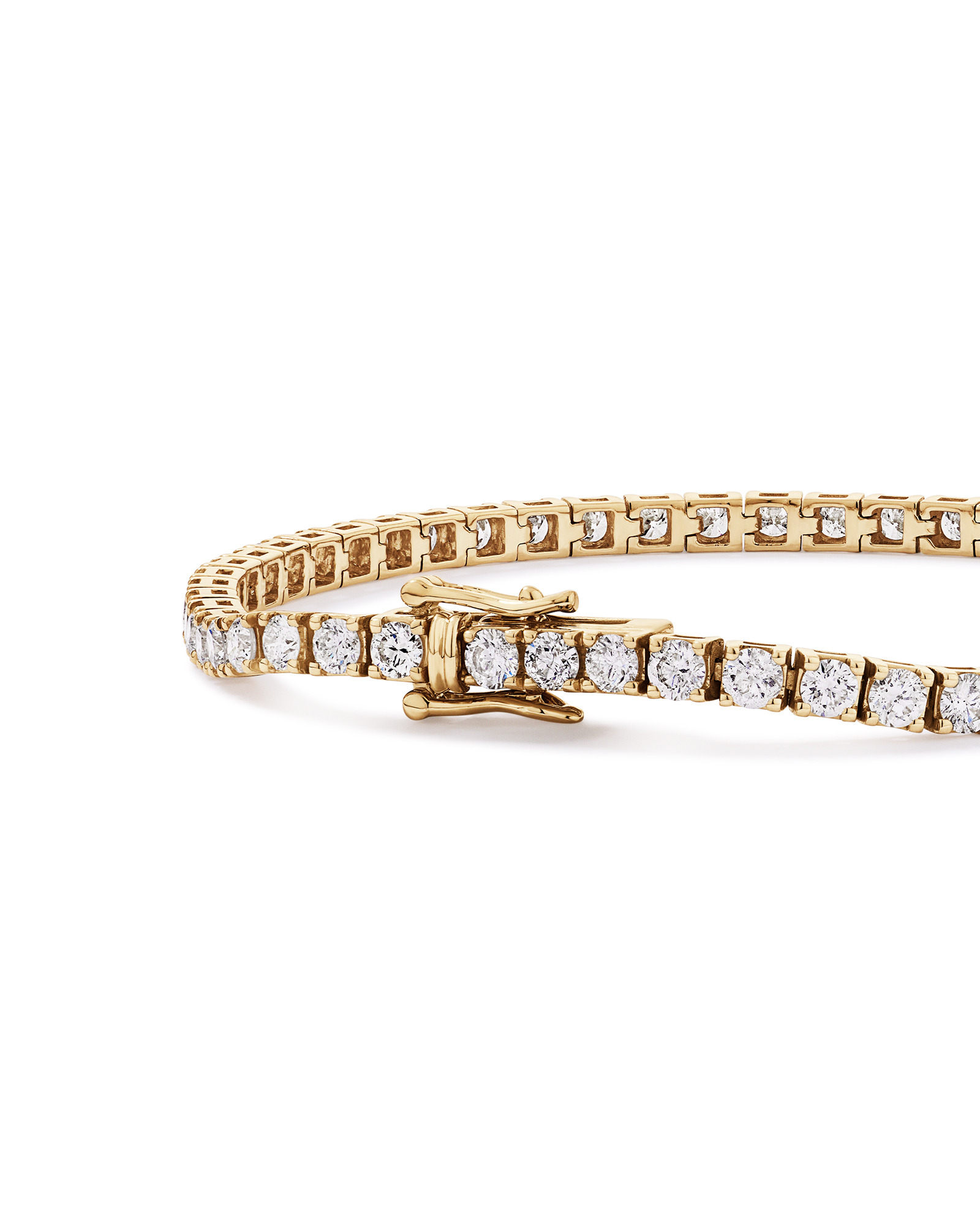 Bracelet de Tennis de 5,00 Carat TW en Diamant en Or Blanc 10kt