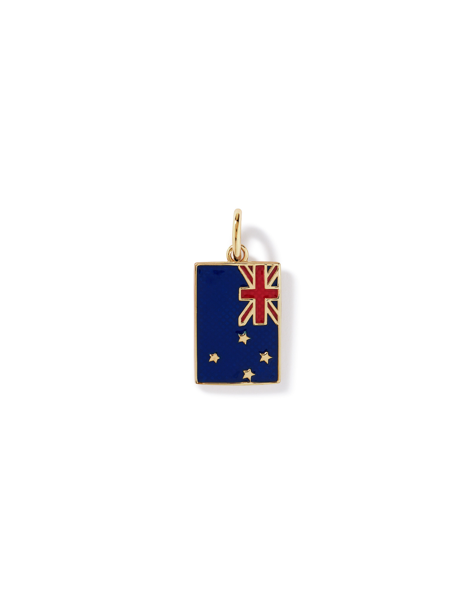 New Zealand Flag Pendant in 18Kt Vermeil