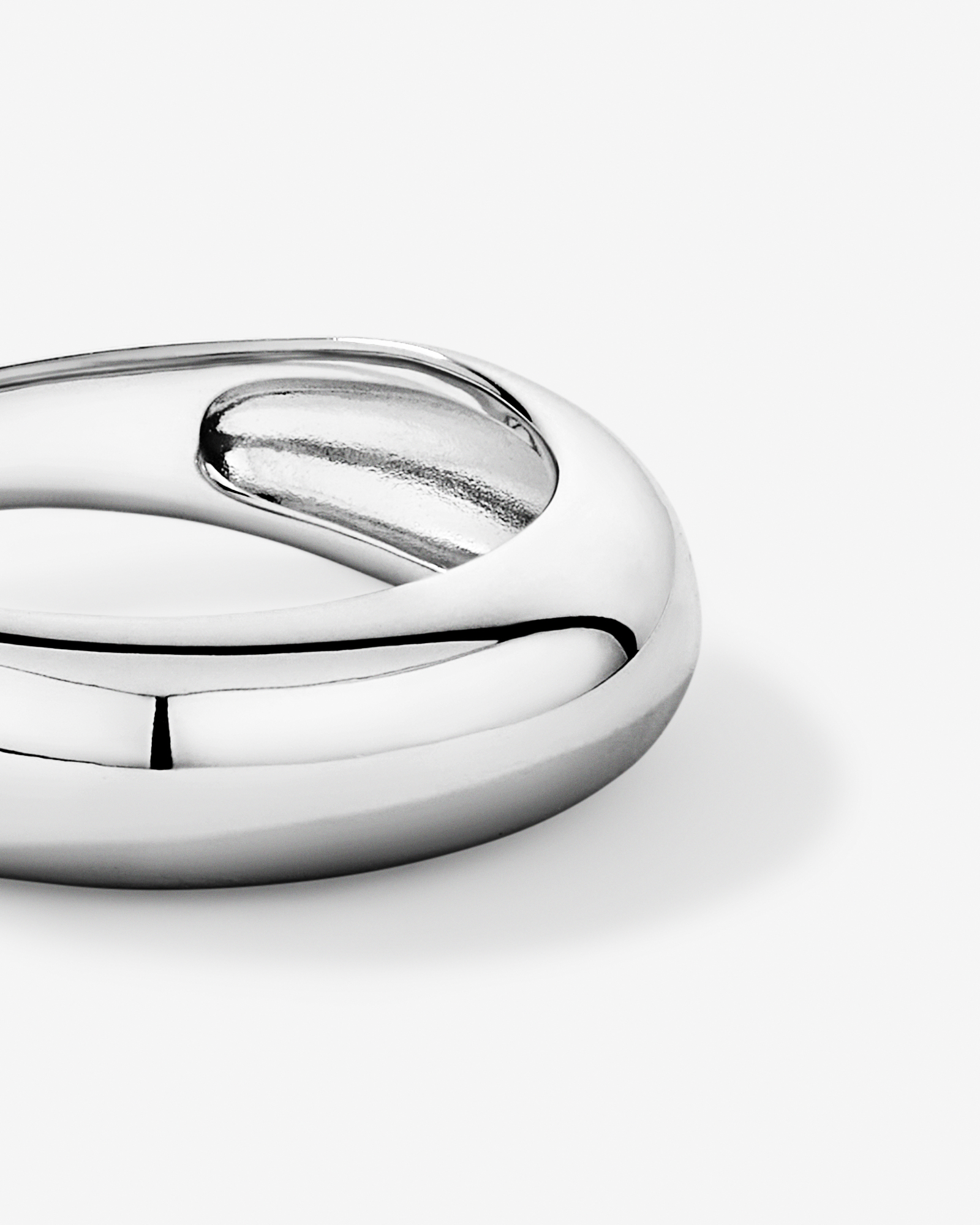 Polished Dome Ring in Sterling Silver