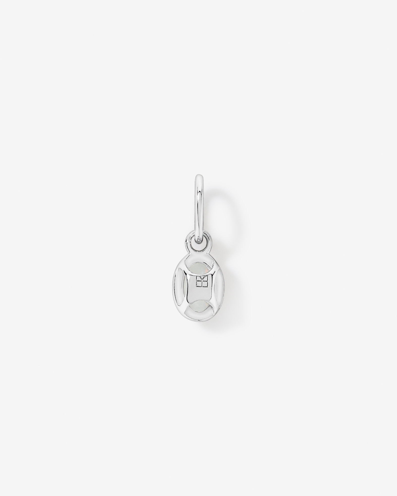 Oval Australian Opal Pendant in Sterling Silver