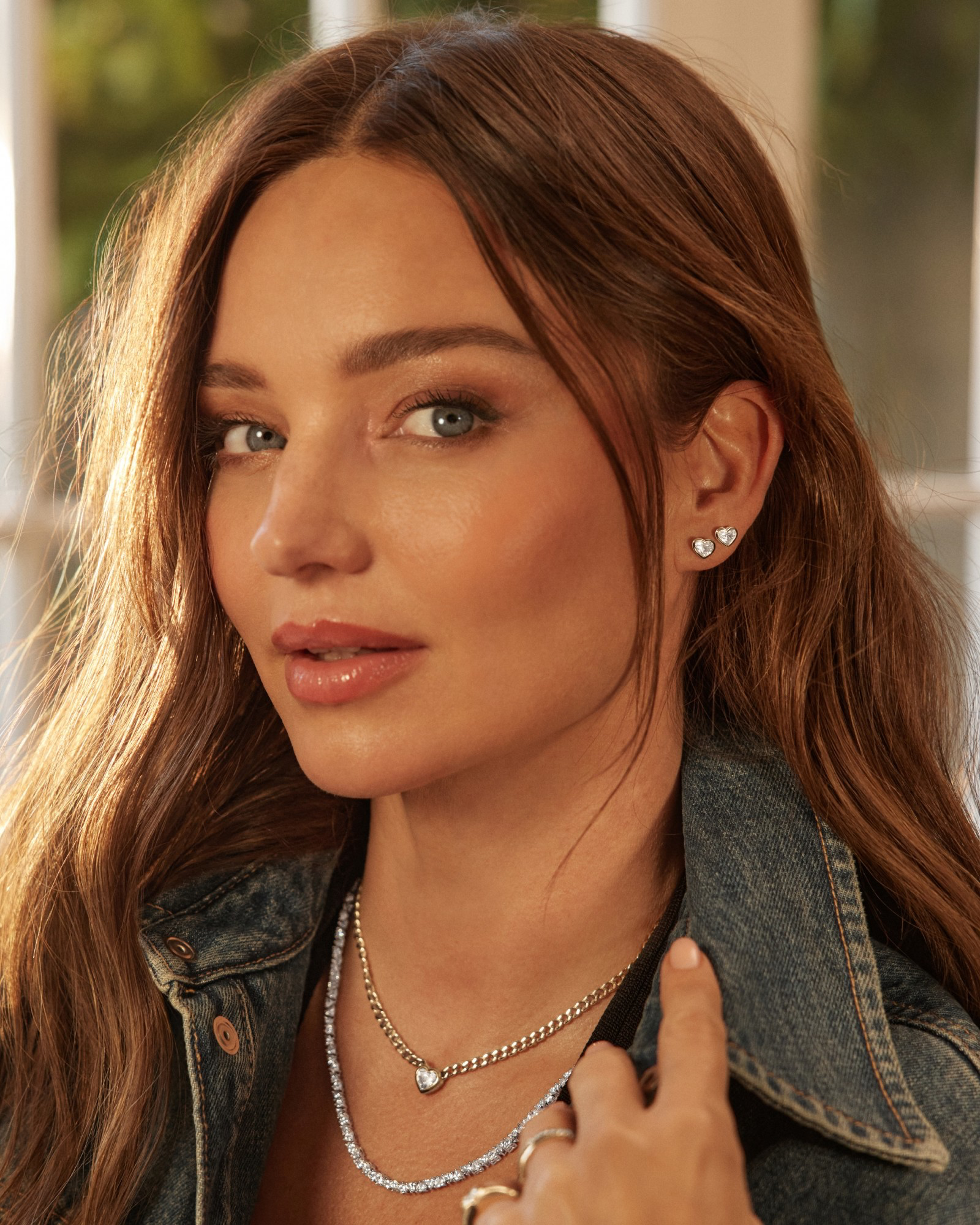 1.00 Carat TW Laboratory-Grown Diamond Heart Stud Earrings in 10kt Yellow Gold
