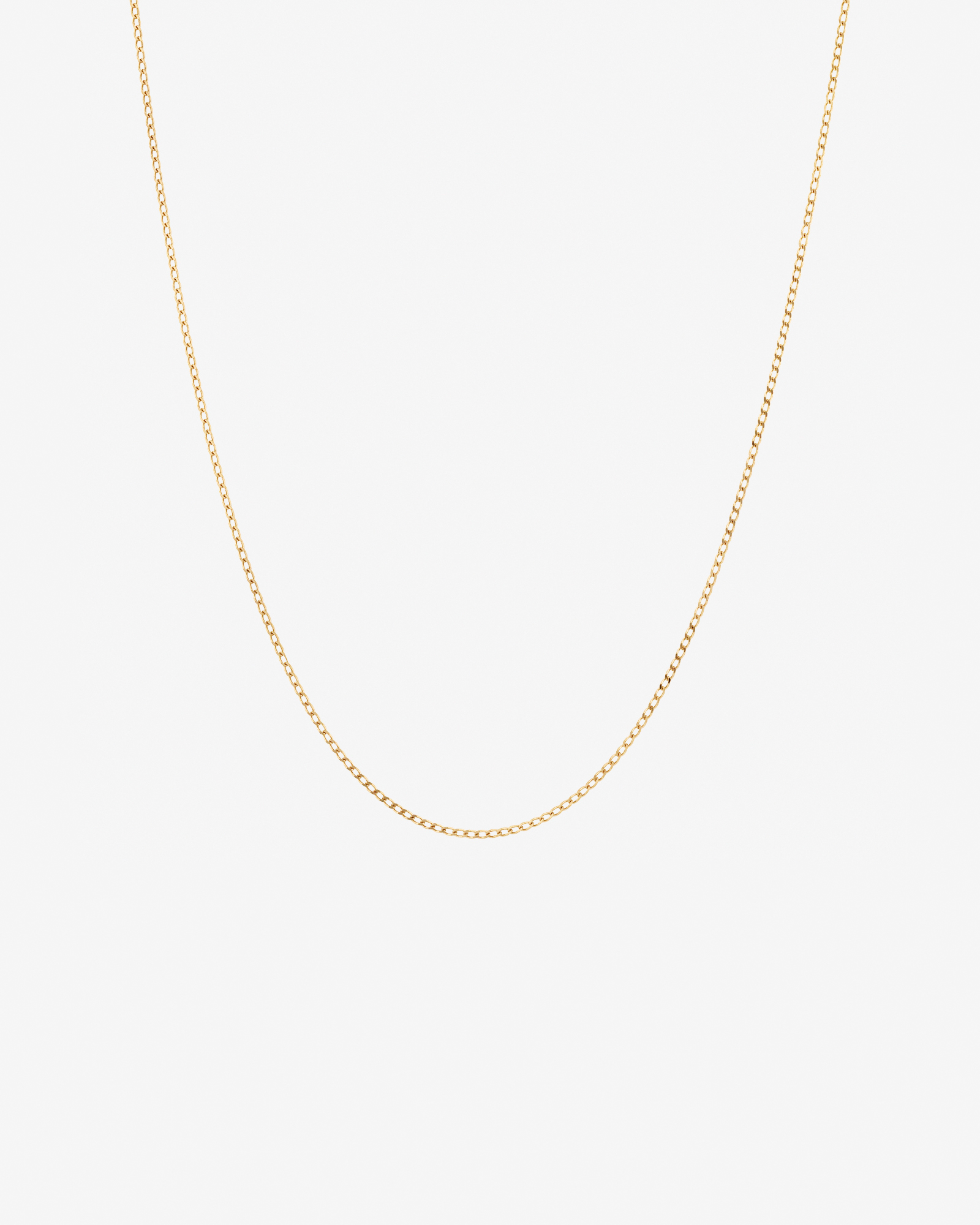 50cm (20") Curb Chain in 10kt Yellow Gold