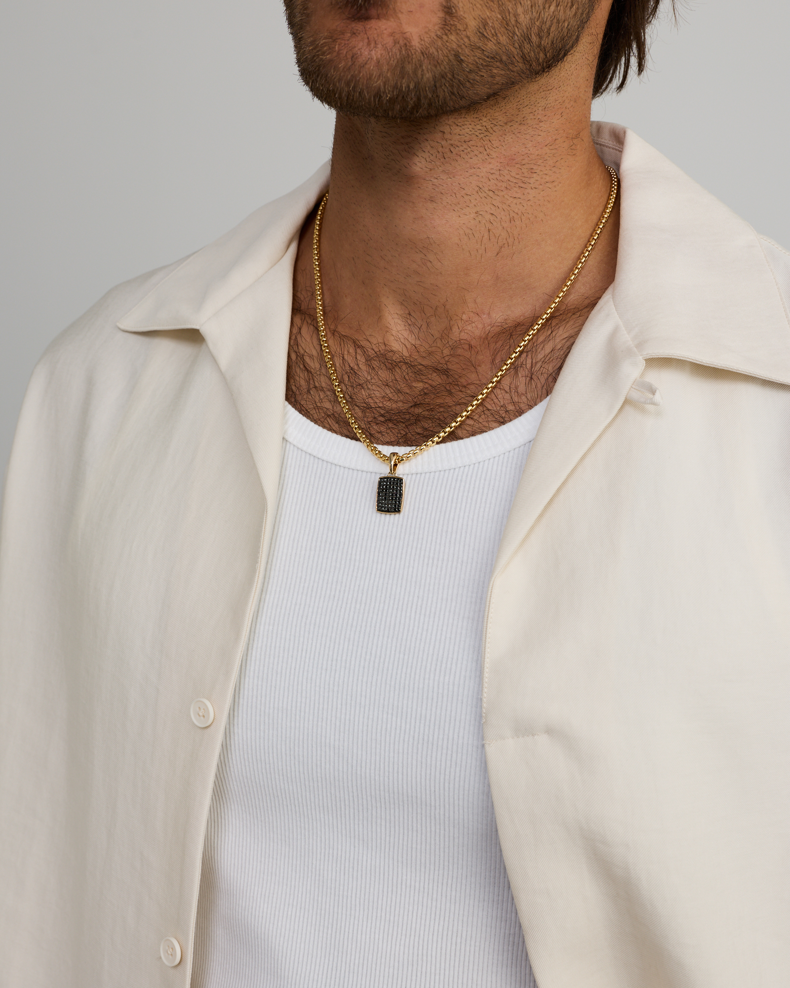 1.00 Carat TW Black Diamond Pendant in 10kt Gold