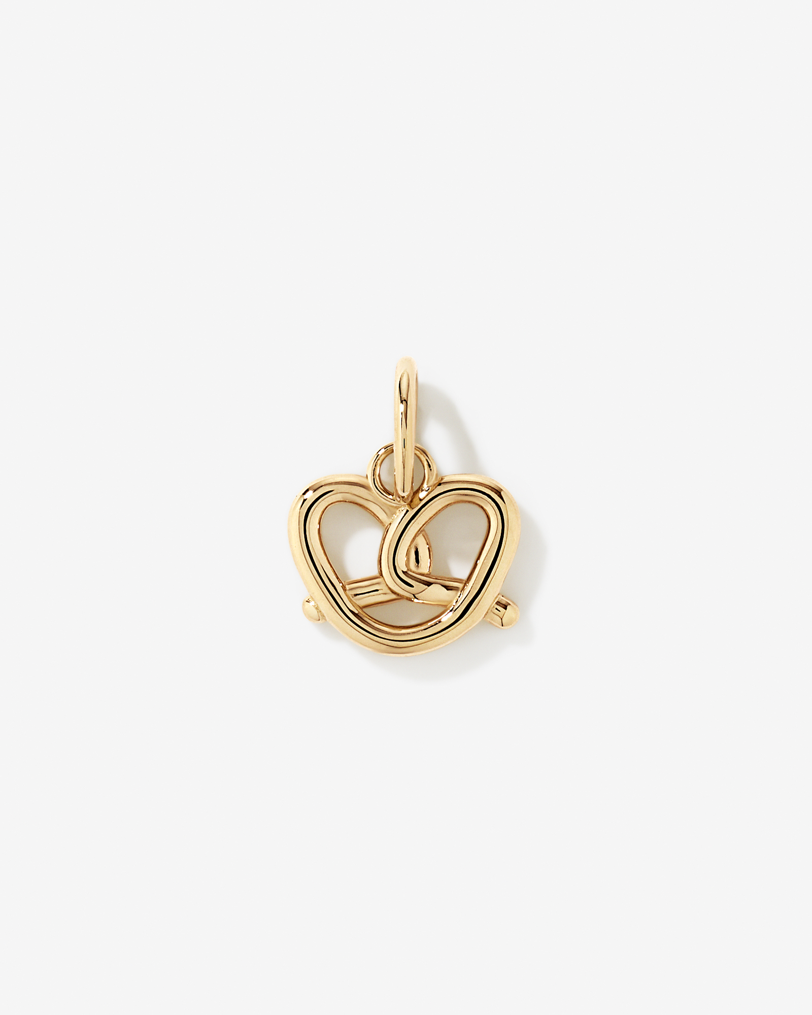 Pretzel Pendant in 18kt Vermeil
