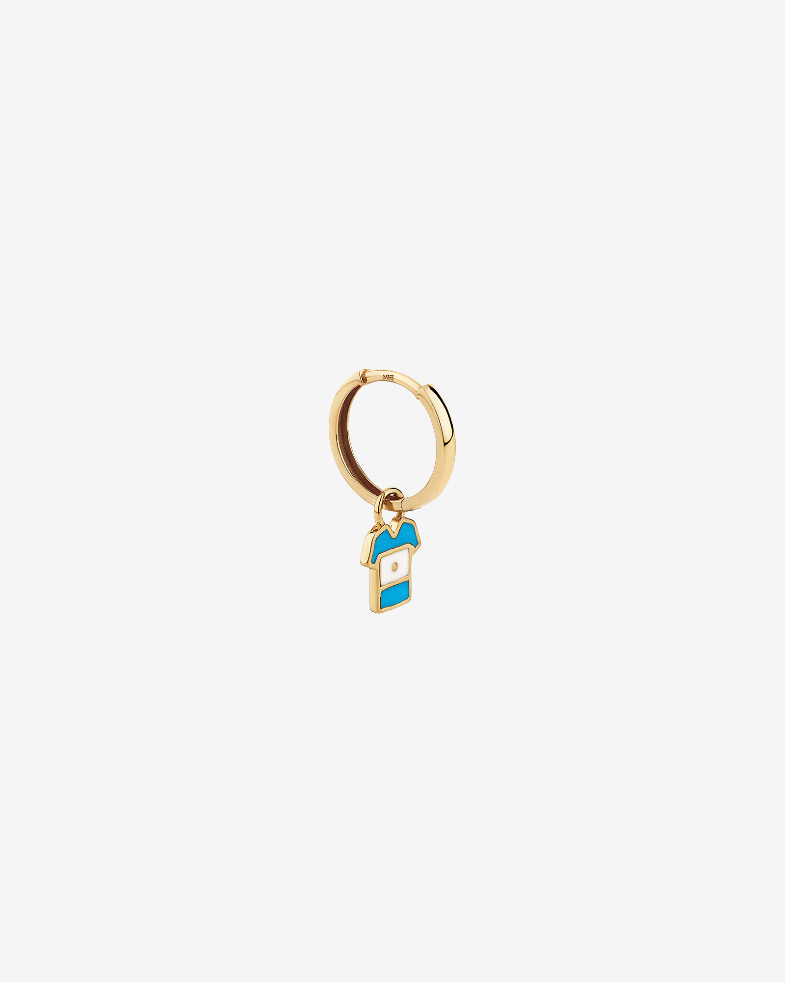 Pendentif de boucle d’oreille argentine en Vermeil 18Kt