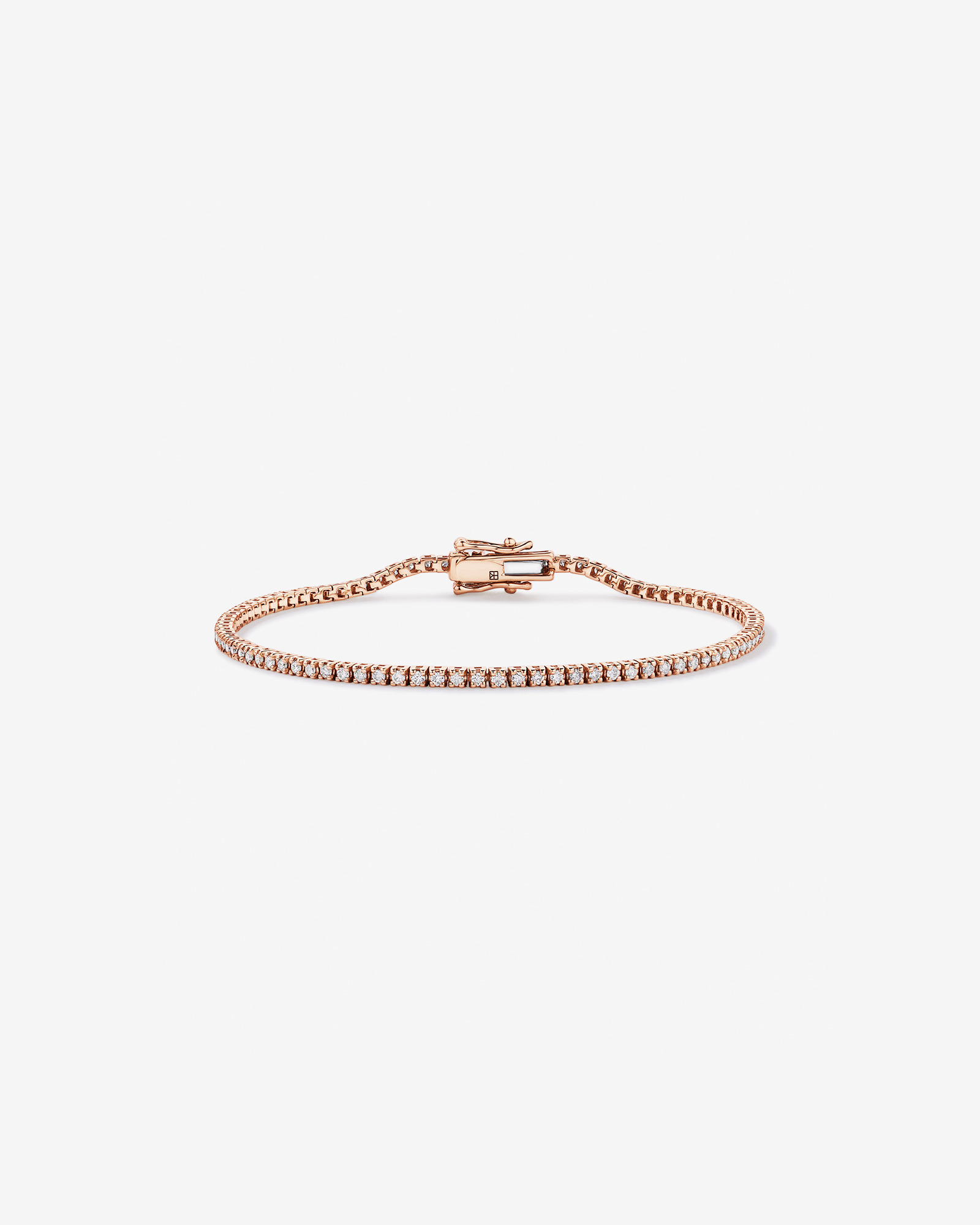 1.00 Carat TW Diamond Tennis Bracelet in 10kt Rose Gold
