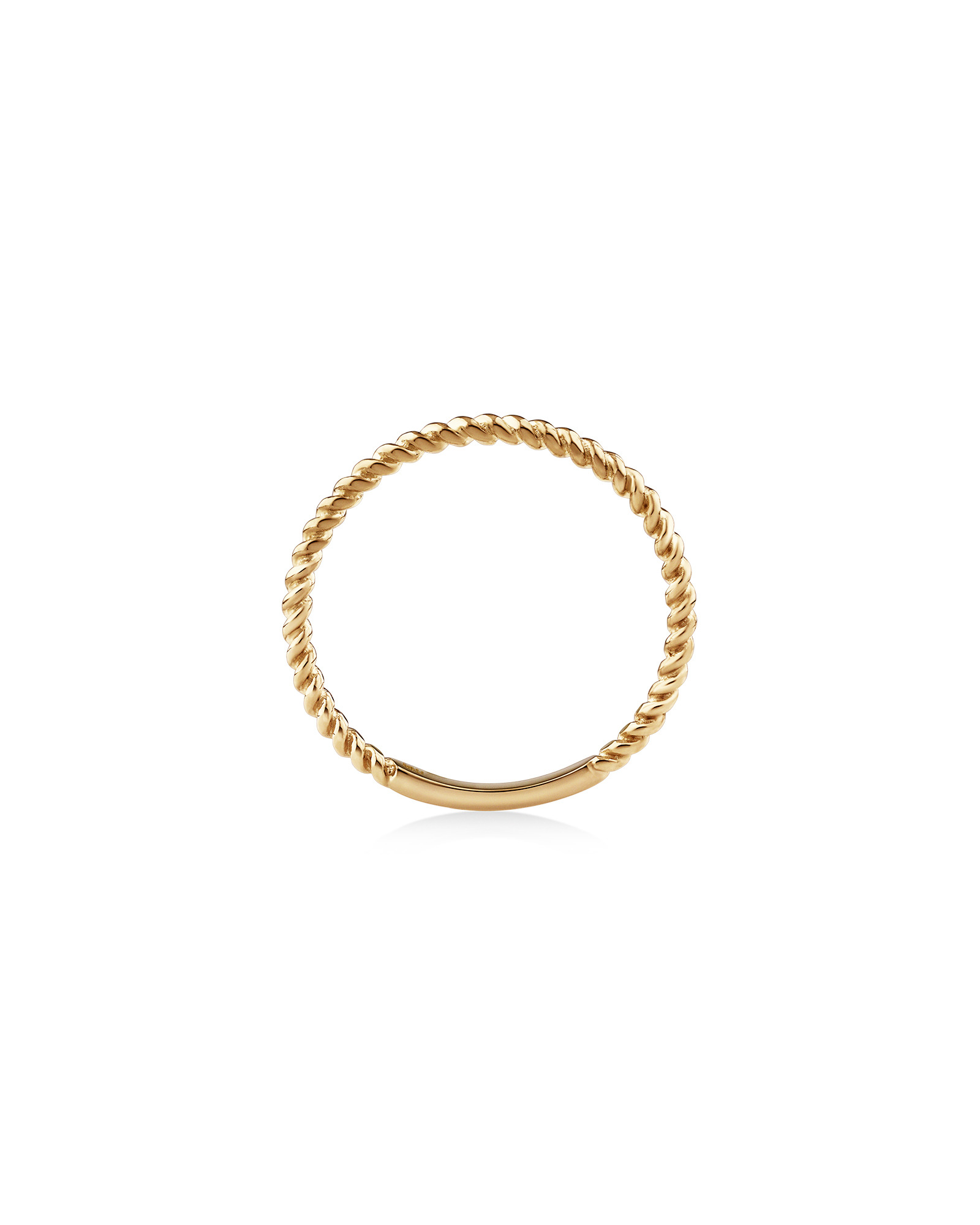 Twisted Band Ring in 10kt Yellow Gold