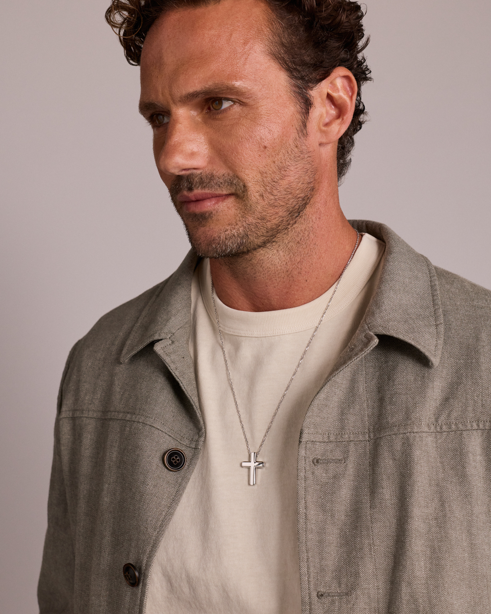 Cross Pendant in Sterling Silver