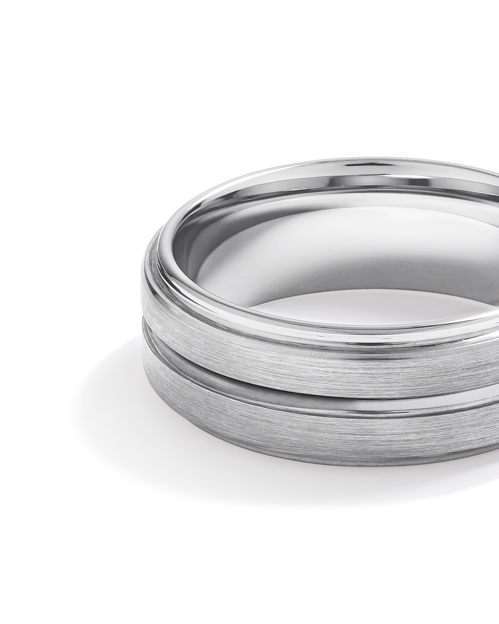 8mm Patterned Wedding Band Tungsten