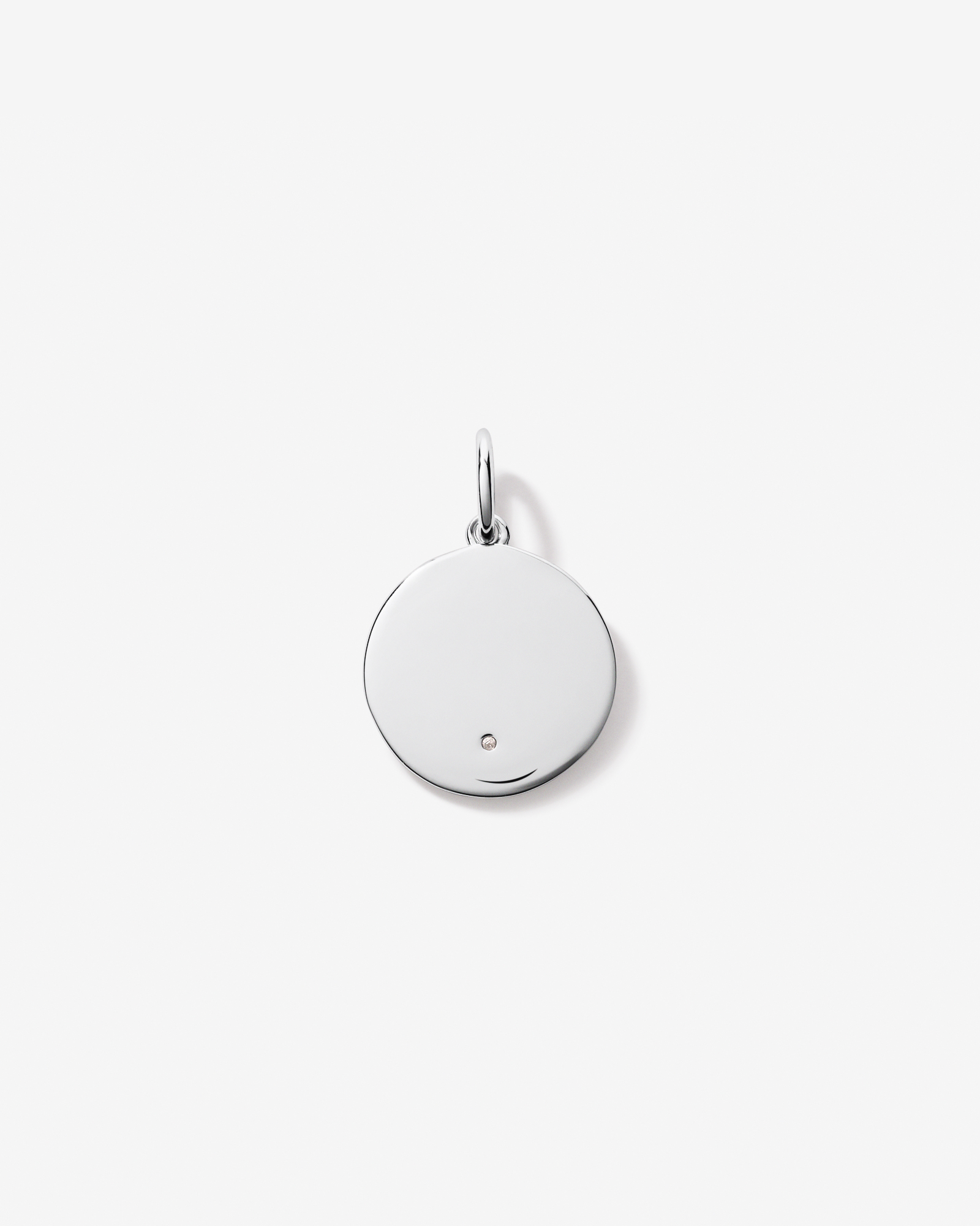 Pendentif cubique en zircone Cat Mum en argent sterling