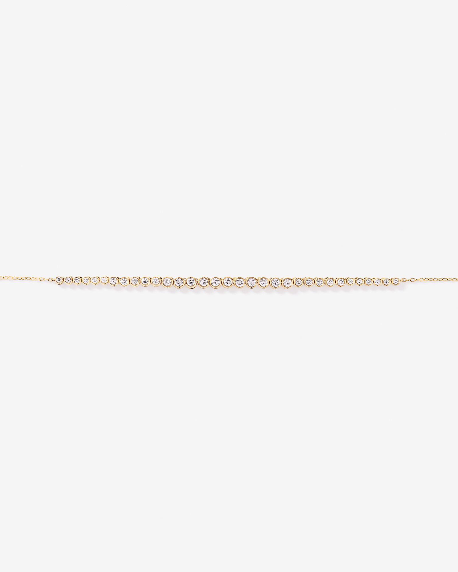 1.00TW Lab Diamond Tennis Necklace in 10kt Gold