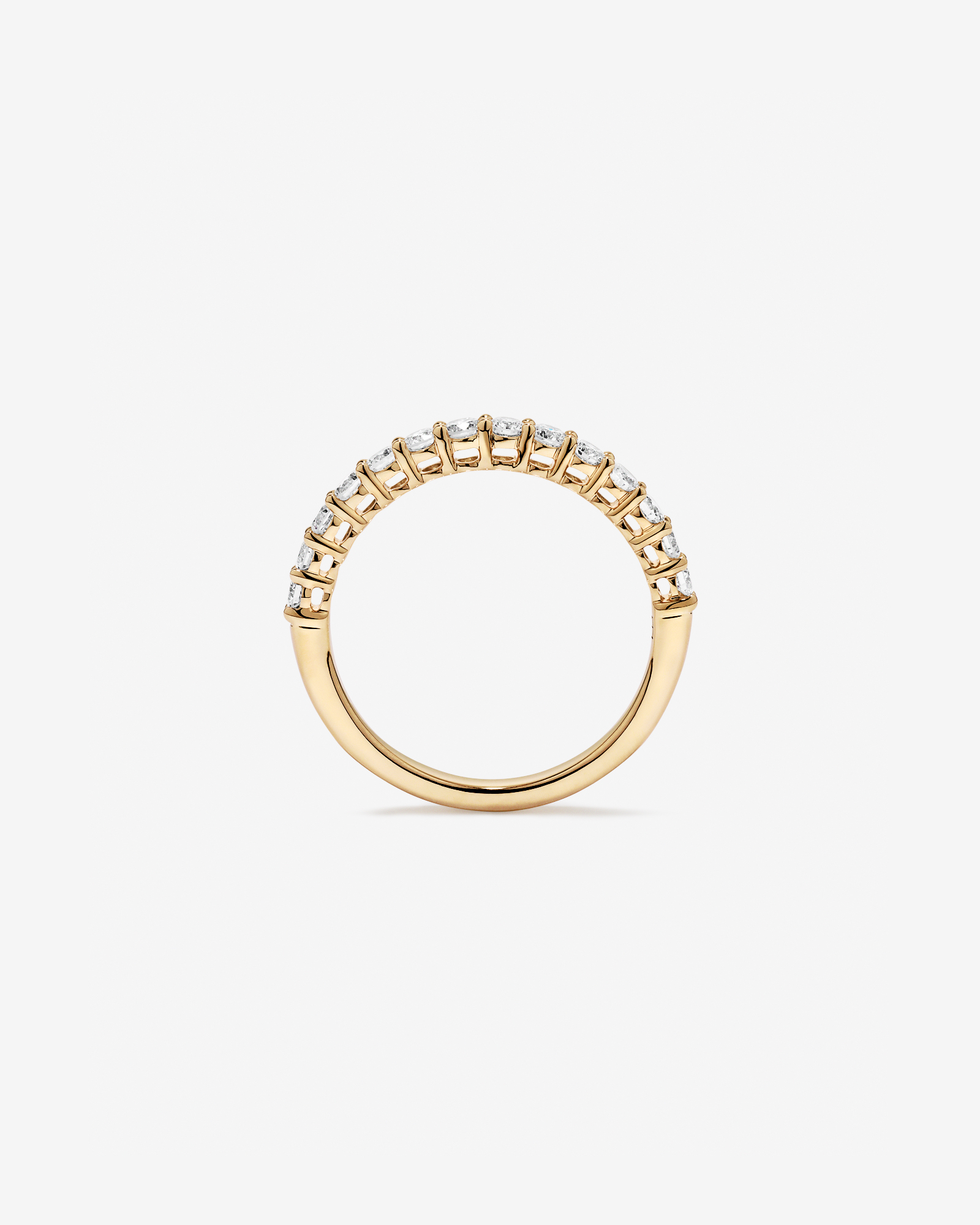 0.50 Carat TW Round Brilliant Lab-Grown Diamond Wedding Ring in 14kt Yellow Gold