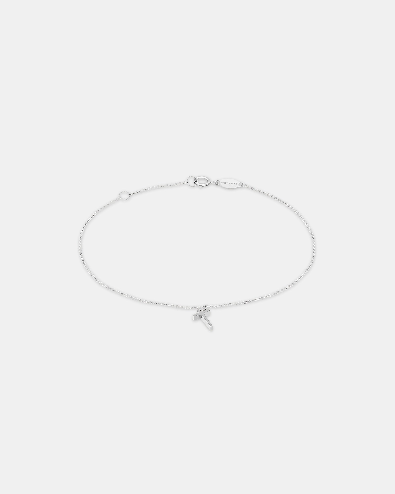 19cm (7.5") T Initial Bracelet in Sterling Silver