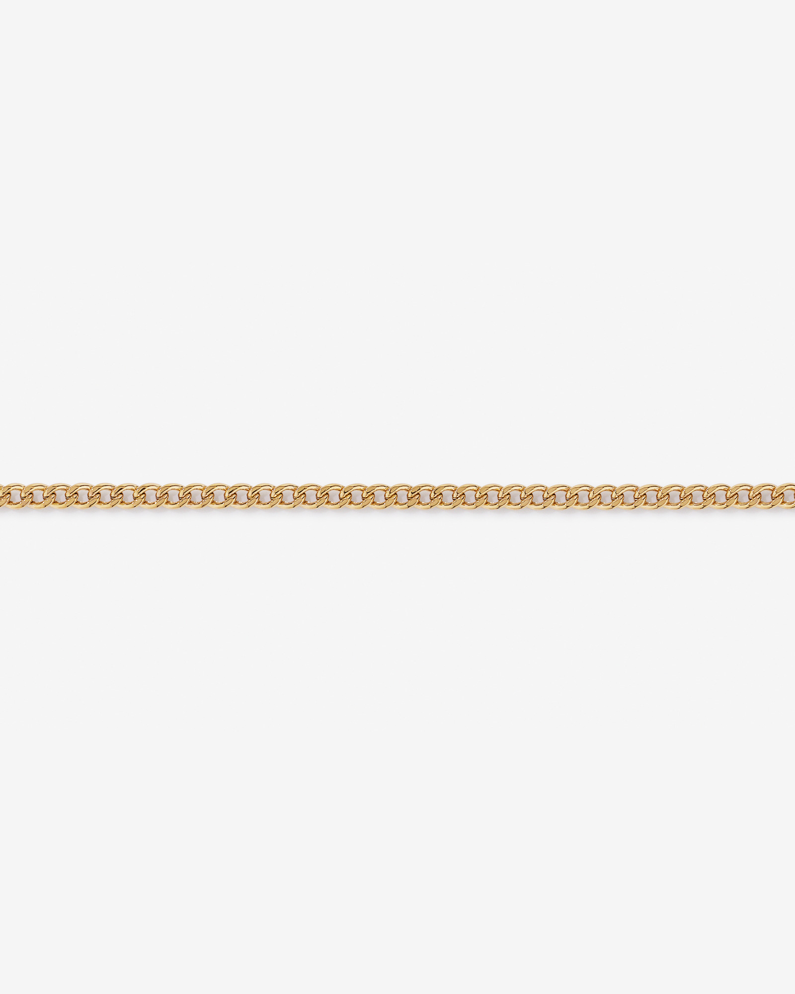 17cm (22") 4.2mm Width Semi Solid Diamond Cut Curb Bracelet in 10kt Yellow Gold