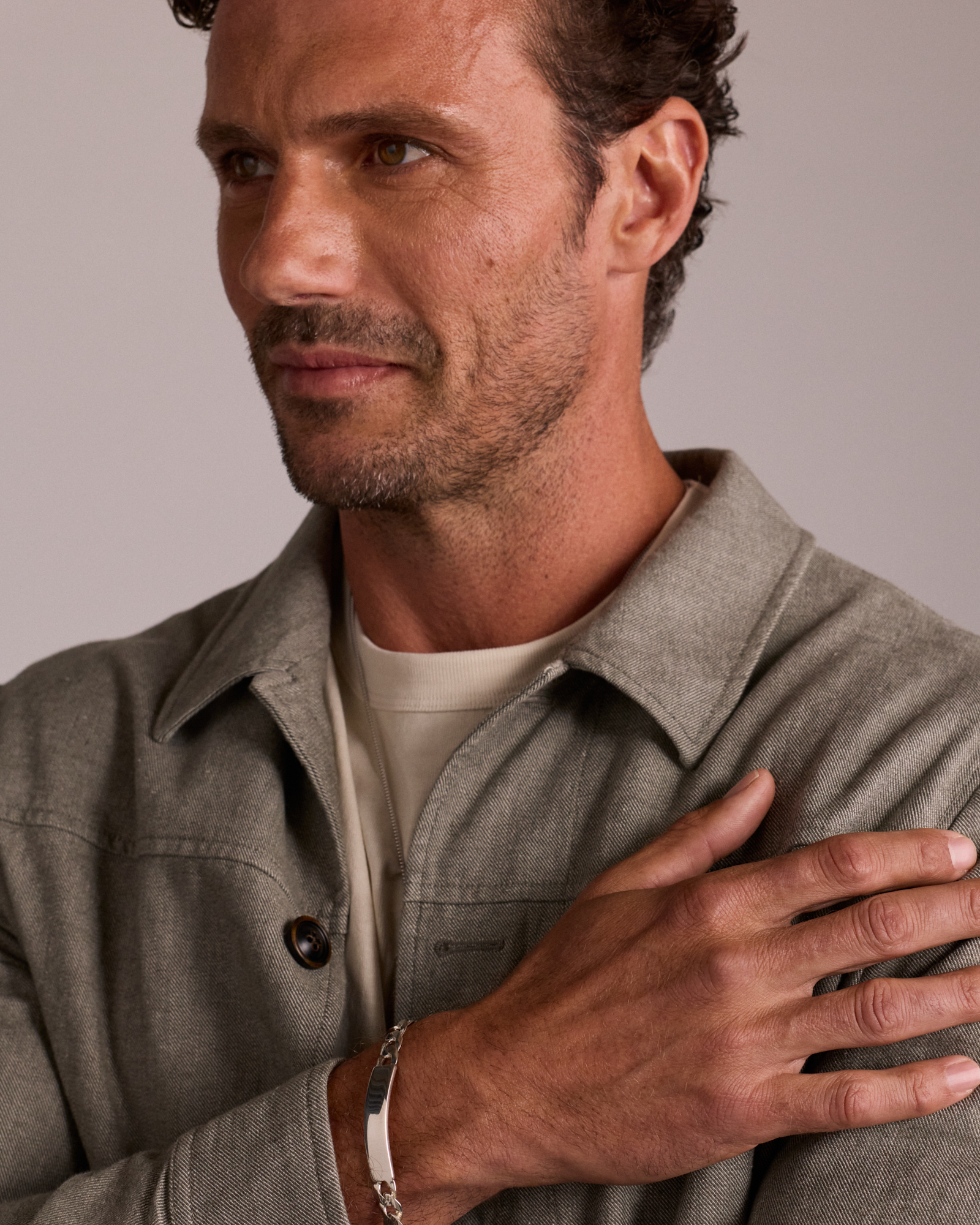 21cm (8.5") Identity Bracelet in Sterling Silver