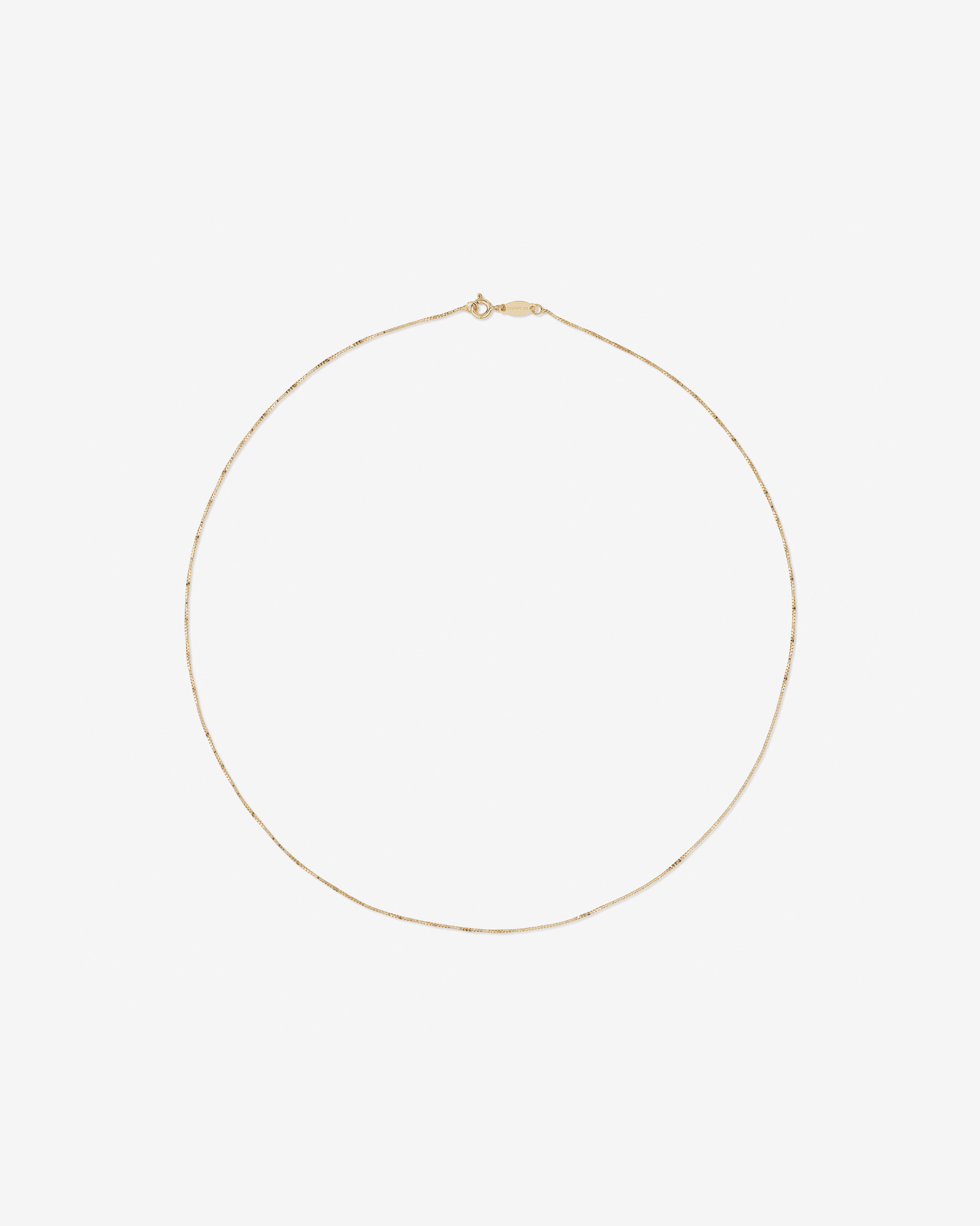 45cm (18") Box Chain in 10kt Yellow Gold