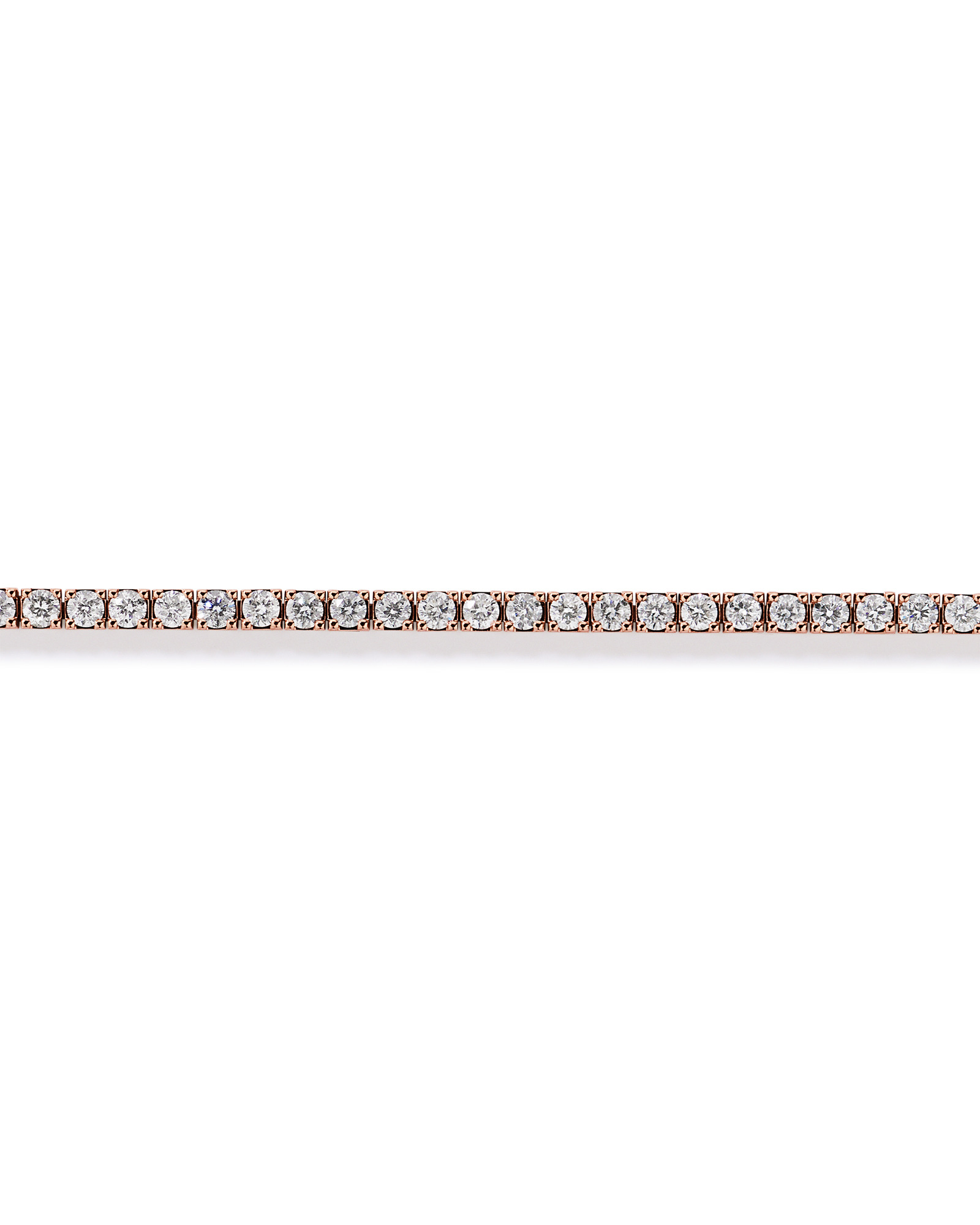 Bracelet de Tennis de 5,00 Carat TW en Diamant en Or Rose 10kt