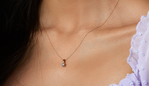 Solitaire Diamond Pendant Solitaire Diamond Pendant