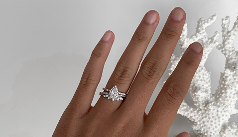 White Gold Diamond Wedding Band White Gold Diamond Wedding Band