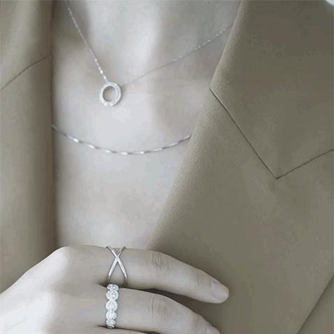 White Gold ring and necklaces White Gold ring and necklaces