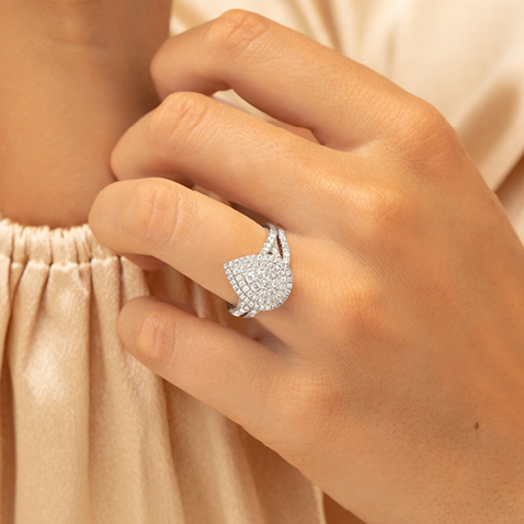 Michael hill teardrop ring discount