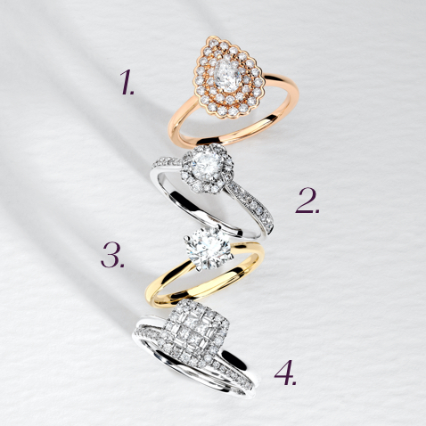 Top 1, Top 2, Top 3, Top 4 Bridal Rings Top 1, Top 2, Top 3, Top 4 Bridal Rings